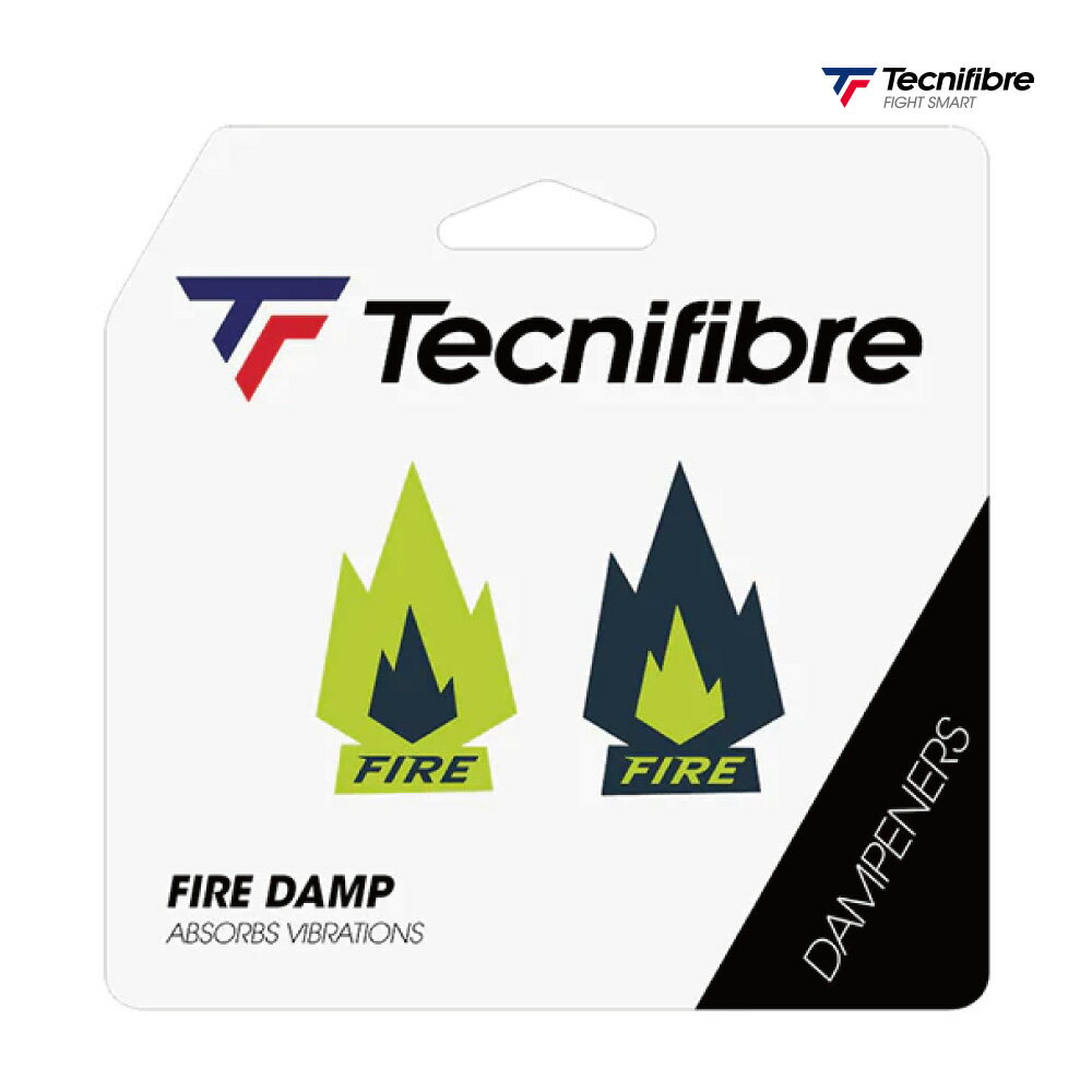 Tecnifibre ファイアダンプ 53FIREDAMP 2026SS ダンプナー テニス アクセサリ 小物 振動止め テクニファイバー FIRE DAMP ポスト投函対応