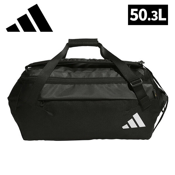 【3/18感謝デー★最大2000円OFFクーポン】アディダス イーピーエス ダッフルバッグ 50L ユニセックス 26SS ブラック JY9555 カバン リュック 多目的バッグ バックパック 黒 メンズ レディース 大容量 EP/Syst. adidas