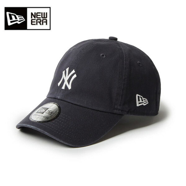 Rakuten - 【1日24時間限定★最大2000円OFFクーポン】ニューエラ キャップ カジュアルクラシック MLB Under Visor Log ニューヨーク・ヤンキース ユニセックス 26SS ネイビー 14667724 帽子 アンダーバイザーロゴ カジュアル コットン メンズ レディース