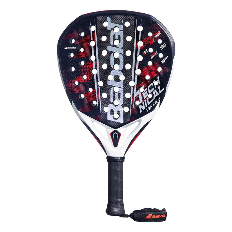 ランニング専門店 A(エース)の【8/12~16限定！最大2000円OFFクーポン】Babolat パデルボールラケット Technical Viper 3.0 2026年モデル レッド 150175 バボラ Padel テクニカルバイパー｜アングル2