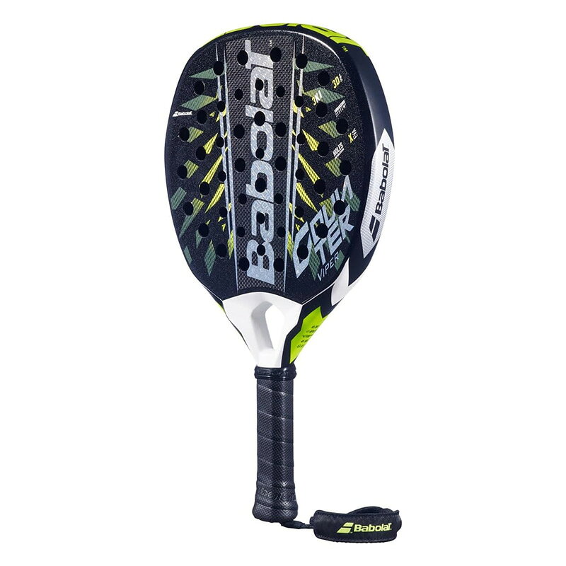 ランニング専門店 A(エース)の【8/12~16限定！最大2000円OFFクーポン】Babolat パデルボールラケット Counter Viper 2.6 2026モデル イエロー 150177 バボラ Padel カウンターバイパー｜アングル3