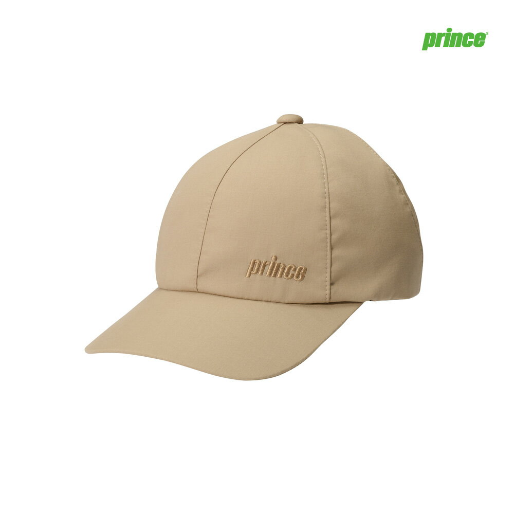 【マラソン期間限定！最大2000円オフクーポン】PRINCE　花粉キャップ　PH005-040　2026SS　ベージュ　男女兼用　撥水　遮光（ツバ部分）　UVカット　手洗い可　ユニセックス　テニス　バドミントン　ソフトテニス　プリンス