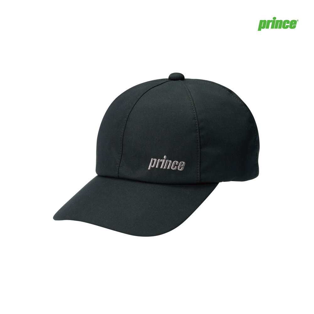 【マラソン期間限定！最大2000円オフクーポン】PRINCE　花粉キャップ　PH005-165　2026SS　ブラック　男女兼用　撥水　遮光（ツバ部分）　UVカット　手洗い可　ユニセックス　テニス　バドミントン　ソフトテニス　プリンス