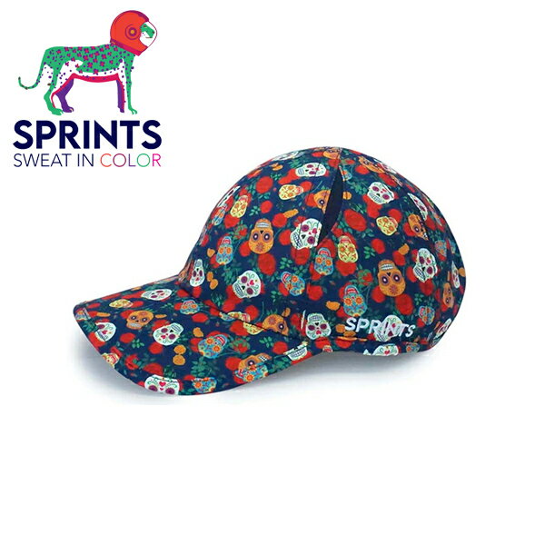 【最大ポイント39倍!25日24時間限定】SPRINTS 23FW(Day of the Dead) スプリンツ ランニングキャップ オージーハット ランニング アウトドア トレーニング 帽子 メンズ レディース スポーツ 軽量 メキシコ 死者の日 スカル
