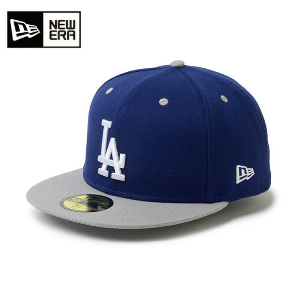 乐天商城 - 【20日0時〜マラソン終了まで！最大2000円OFFクーポン】ニューエラ キャップ 59FIFTY Powered by GORO (min-nano) ロサンゼルス・ドジャース ユニセックス 26SS ダークロイヤル/グレー 14880418 帽子 中津川吾郎 NEW ERA