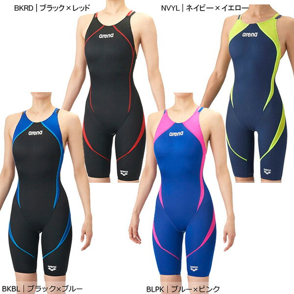 【マラソン限定！最大2000円OFFクーポン】アリーナ 【競泳水着】アクアアドバンスドダブルストラップ｜公式大会可 レディース 26SS ブラック ブルー ネイビー AS6SRC25L 【WA承認】 競泳水着 スイムウエア AQUA ADVANCED 2026年春夏モデル 2