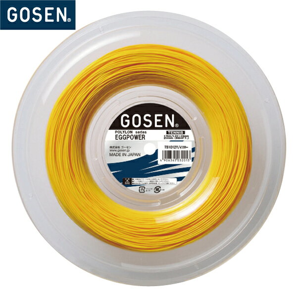 【商品名】EGGPOWER 17 (エッグパワー17　200m) 品番：TS1012YE-200m (イエロー) 品番：TS1012BK-200m (ブラック) 【カラー】イエロー、ブラック 【ゲージ】1.22mm～1.24mm(17GA.) 【適正テンション】50～60lbs 【長さ】200m 【素材】共重合ポリエステルモノフィラメント、特殊加工 【原産国】日本製 【備考】こちらの商品は他の通販サイトと在庫共有しているため、ごくまれにご注文後でも在庫切れの場合がございます。 その際は連絡させて頂きますので、予めご了承ください。 ※パッケージは予告なく変更されることがあります。憧れのエッグボールを手に入れろ！世界初の独自形状が超攻撃型ボールを生み出す！ 高耐久ポリエステルシリーズ。学生を含むハードヒッター向けモデル。 特にコントロールと耐久性を求めるプレイヤーに！学生や一般のパワーヒッターの方に最適。