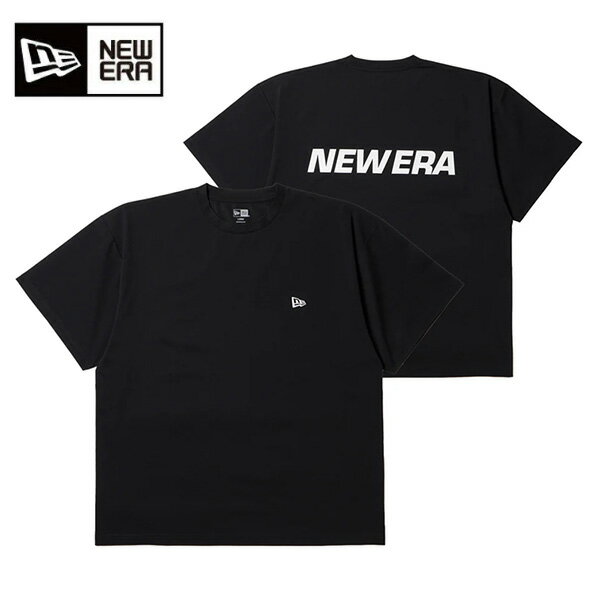 Rakuten - ニューエラ 半袖 ユーティリティー オーバーサイズド Tシャツ Wordmark Logo ユニセックス 26SS ブラック 14774254 メンズ ハーフスリーブ ショートスリーブ