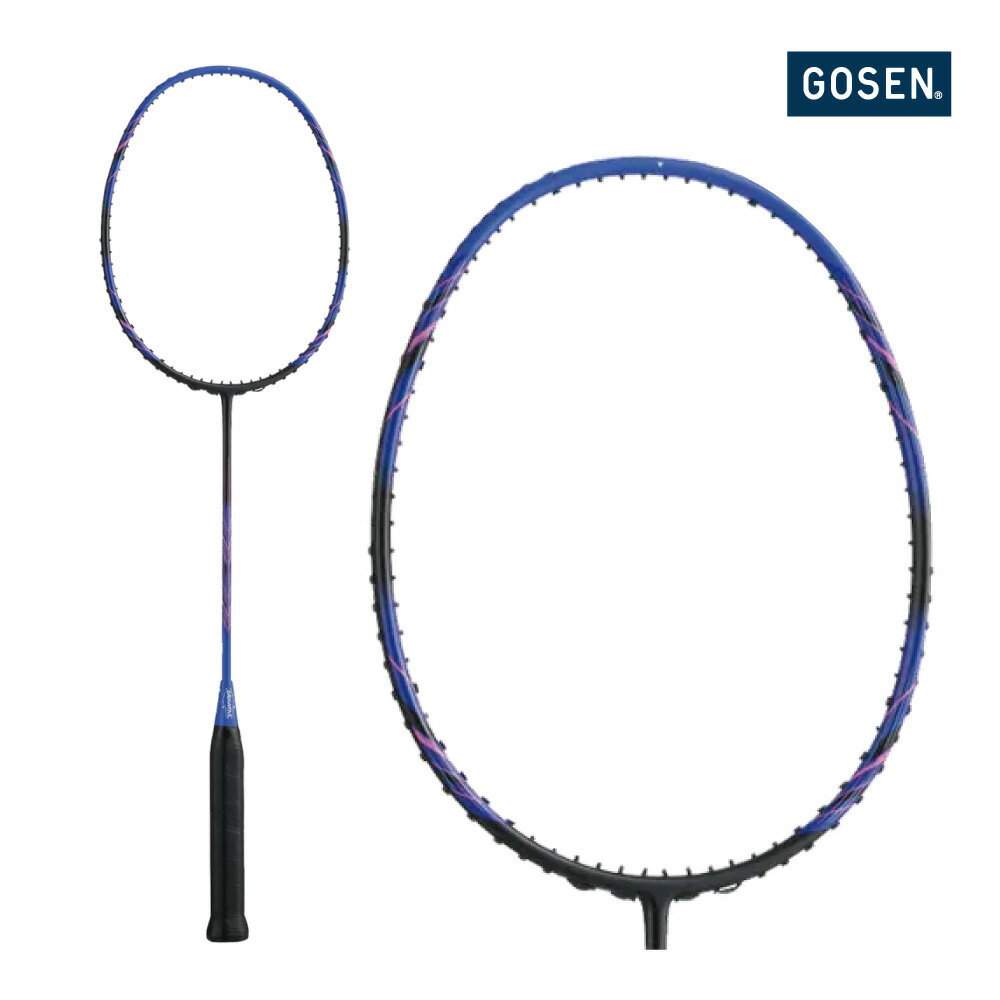 GOSEN　グラビタス 1.9-A　張上げ済み　BGV19A　2026SS　4U6　スタンダード　スリムボディ　ブルー　バドラケ　バドミントンラケット　ゴーセン　GRAVITAS 1.9-A