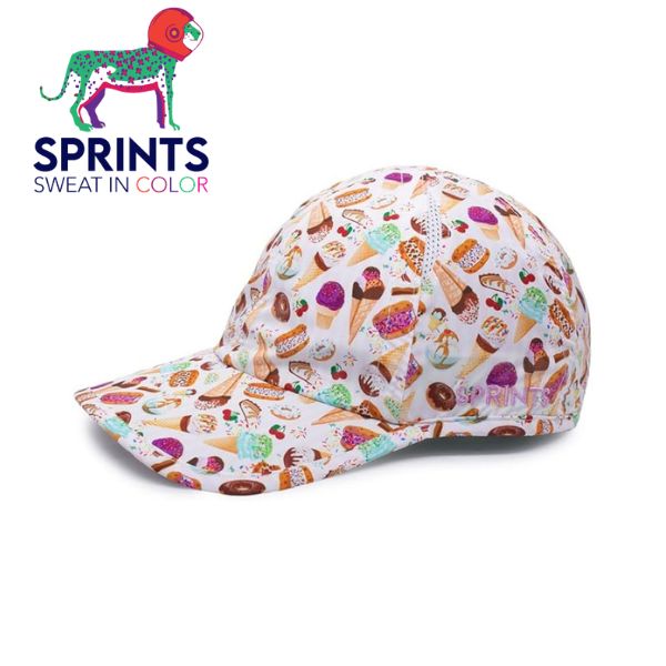 Rakuten - 【スーパーSALE限定！最大2000円OFFクーポン】【楽天スーパーSALE割引対象商品】SPRINTS ランニングキャップ O.G.HATS 25SS ユニセックス Ice Cream Hat スプリンツ オージーハット 帽子 メンズ レディス レディース