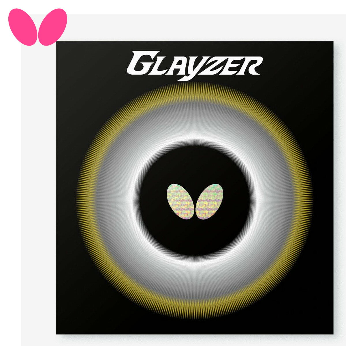 樂天商城 - 【20日0時〜マラソン終了まで！最大2000円OFFクーポン】バタフライ butterfly 卓球ラバー グレイザー GLAYZER ハイテンション裏ラバー レッド ブラック 06100 1.9・2.1