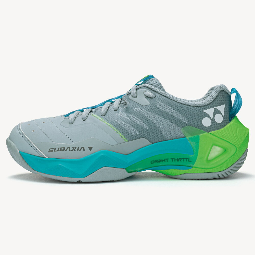 ランニング専門店 A(エース)のYONEX　サブアクシアGTウィメン　SUBAXIA GT WOMEN　SHBSG1LY-267　グレイッシュグリーン　バドミントン　シューズ　ヨネックス　26FW　数量限定｜アングル2