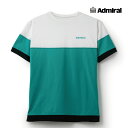 【最大ポイント29倍!1日24時間限定】ADMIRAL アドミラル ラインブロッキングTEE ATMA406 060 グリーン 2024SS メンズ テニス ウ...
