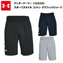 【セール価格】アンダーアーマー 20SS スポーツスタイル コットン グラフィックショーツ (1329300) トレーニング ショートパンツ ハーフパンツ メン...