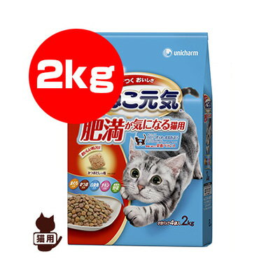 Other Wet Food - ねこ元気 とびつくおいしさ 肥満が気になる猫用 まぐろ・かつお・野菜・白身魚・チキン入り 2kg ユニチャーム ▼a ペット フード 猫 キャット