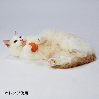 アドメイト ウールボール オレンジ/グリーン ペティオ ▼a ペット グッズ 猫 キャッ...