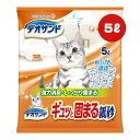 デオサンド ギュッと固まる紙砂 5L ユニチャーム ▼a ペット グッズ 猫 キャット トイレ 消臭 砂かきしやすい設計(4)