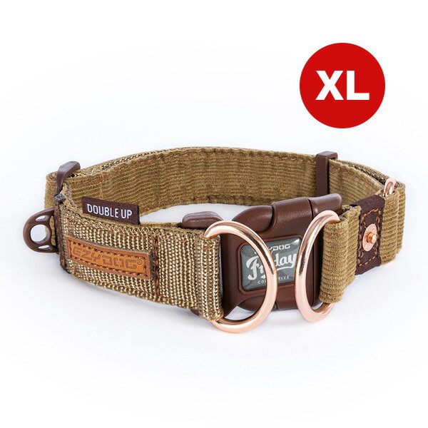 Rakuten - イージードッグ ダブルロックカラー コーデュロイ XL 新東亜交易 ▼g ペット グッズ 犬 ドッグ アクセサリー 首輪 EZYDOG