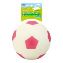 わんわんサッカー ピンク スーパーキャット ▼a ペット グッズ 犬 ドッグ おもちゃ ボール ラテックス