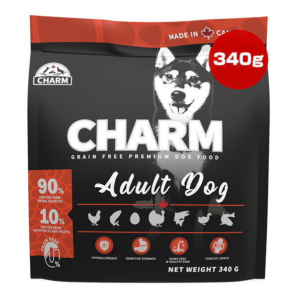 CHARM チャーム アダルトドッグ 340g 全犬種用 成犬用 子犬用 高齢犬用 シニア犬用 ドッグフード ドライフード トランペッツ