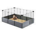 モルモット用ケージ マルチプラ オープン ファープラスト ▼w ペット グッズ 小動物 ハウス 組立簡単 イタリア ferplast 送料無料(4)