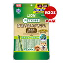 ペットキス 食後の歯みがきガム 無添加 超やわらかタイプ 超小型犬～小型犬用 約30本入り×4袋 ライオン ▼a ペット フード 犬 ドッグ おやつ 口臭 歯垢 国産 PETKISS LION