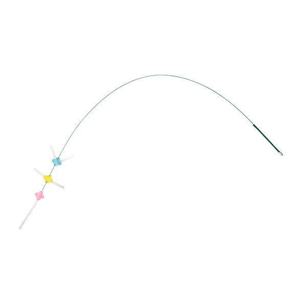 RunPetの紙ひもびょんびょん 全長90cm ペッツルート ▼a ペット グッズ 猫 キャット おもちゃ 天然素材 歯みがき 日本製 PetzRoute｜アングル2