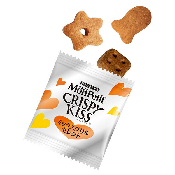ピュリナ モンプチ クリスピーキッス バラエティパック グリル＆海鮮グルメセレク...