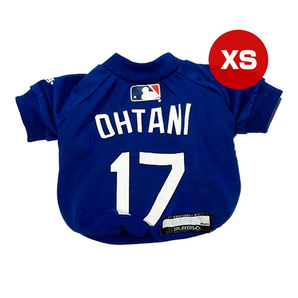 Rakuten - MLB公認 ロサンゼルス ドジャース 大谷翔平選手モデル Tシャツ ブルー XS ファンタジーワールド ▼w ペット グッズ 犬 ドッグ 野球 LosAngeles Dodgers SHO-4014B-XS