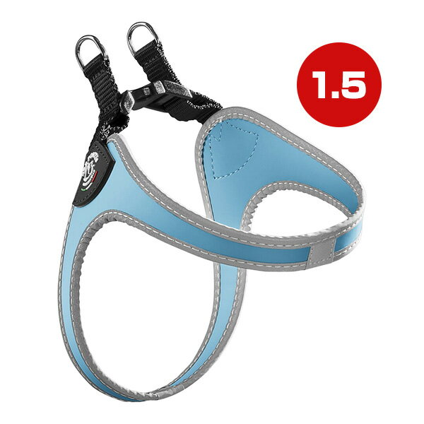 樂天商城 - フィッビア リフレクティブ 1.5 スカイブルー ▼g ペット グッズ 犬 ドッグ アクセサリー ハーネス 胴輪 TRE PONTI LTP110 送料無料