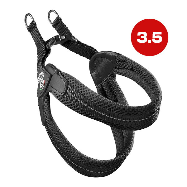 フィッビア ソフトメッシュ 3.5 ブラック ▼g ペット グッズ 犬 ドッグ アクセサリー ハーネス 胴輪 TRE PONTI LTP113 送料無料
