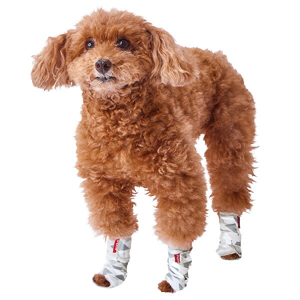 RunPetのLet's walk お散歩用くつ パウラップ S ペティオ ▼a ペット グッズ 犬 ドッグ 超小型犬〜小型犬用 キズ保護 ヤケド対策 災害対策 夏のアスファルト対策 Petio｜アングル3