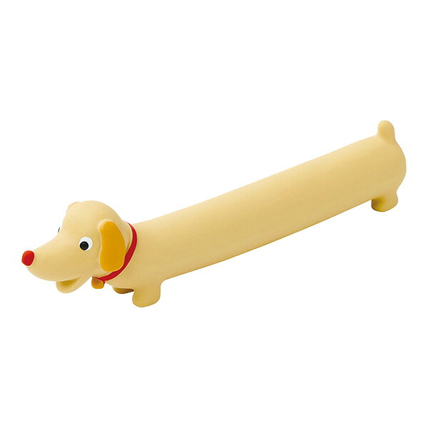 【同梱可】 噛みごたえのある中綿入りのラテックスTOYです。 笛付き ●材質 本体：ラテックス、コットン 笛：ラテックス、高密度ポリエチレン ●サイズ 約幅7×奥行4×高さ32cm ●適応種 超小型犬〜小型犬