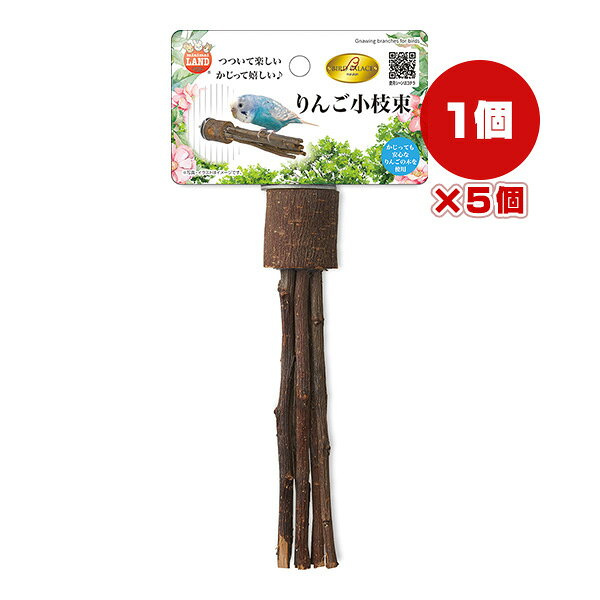 【同梱可】 小鳥がとまったり、かじったりすることができるりんごの小枝を束ねたおもちゃです。 ●材質 りんごの木、スチール ●サイズ 約φ30×150mm(ネジ含まず)