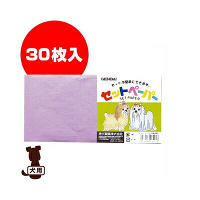 ■セットペーパーカラー 小 30枚入 紫 現代製薬 ▼g ペット グッズ 犬 ドッグ