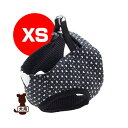 ☆Petio ARFashion ハートドットベストハーネス XS ブラック ヤマヒサ ▼g ペット グッズ 犬 ドッグ アクセサリー 胴輪