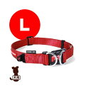 ☆EZYDOG イージードッグ ダブルロックカラー L レッド 新東亜交易 ▼g ペット グッズ 犬 ドッグ アクセサリー 首輪