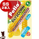 ペティオ かんでるCORN ツイストチキン風味 SS 2本入 ヤマヒサ▼a ペット グッズ ドッグ 犬 おもちゃ デンタルトイ 超小型犬