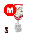 わんわんコットン M スーパーキャット▼a ペット グッズ ドッグ 犬 おもちゃ デンタルケア ロープ