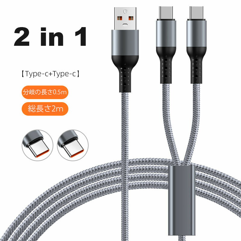 USB Type A 2in1 ® ֥ PD 66W 6A 2-in-1 Type C ®ť֥ USB A to ...
