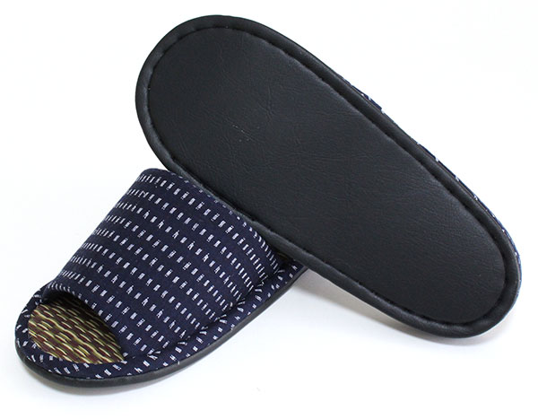 畳スリッパ Mサイズ レディース　ドット　おしゃれ　タタミ　ゴザ中　夏用　日本製