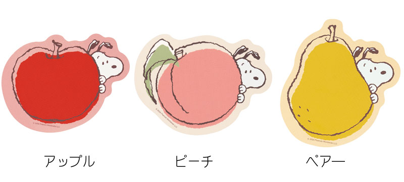 スヌーピー拭ける アクセントマット PVC フレッシュフルーツ　フリースタイルマット