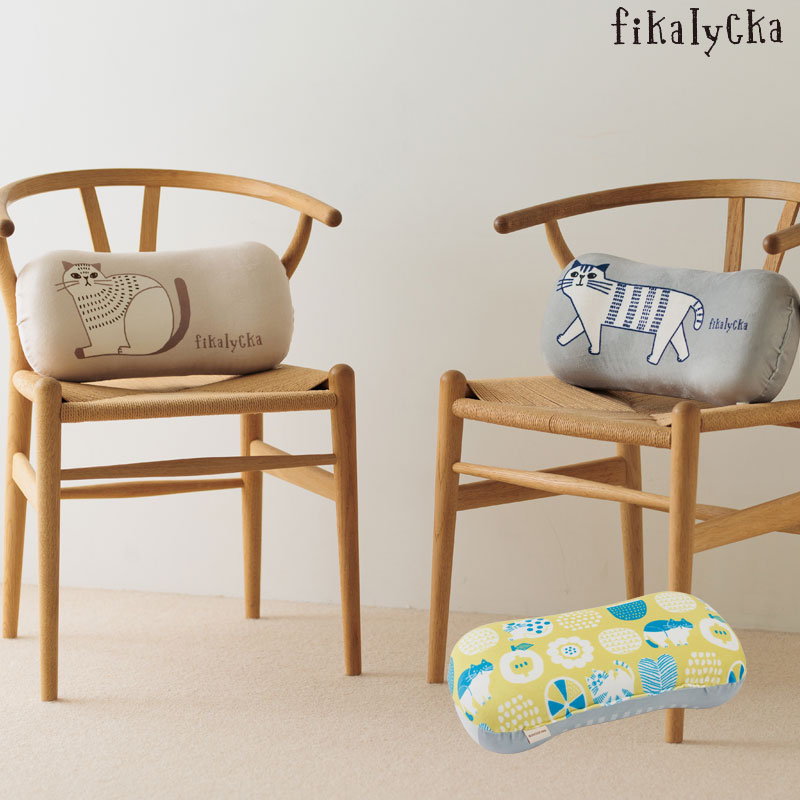 腰当てクッション fikalycka クッション 低反発 猫