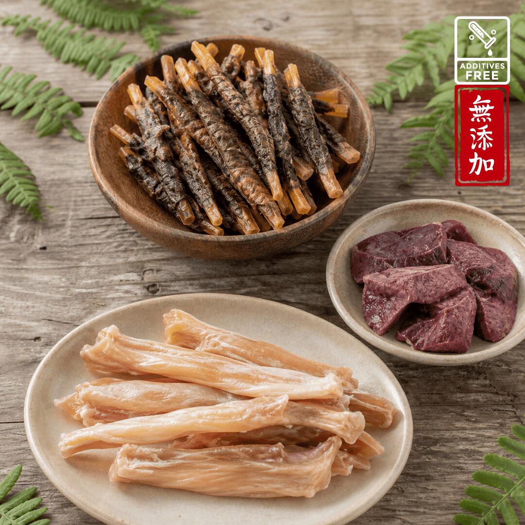 【サクサクコリコリ二重食感コラーゲン馬ラング背筋】馬ラング巻背筋スティック【犬 馬肉 ラング コラーゲン シニア 食感 モンゴル】 ruree-10000010 ドッグフード専門店 Ruree サンプル画像3