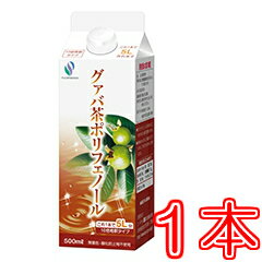 グァバ茶ポリフェノール500ml　【数量限定・期間限定】※4本で送料無料《飲みやすい、簡単、ダイエット、糖、加齢臭、シミ・くすみ》