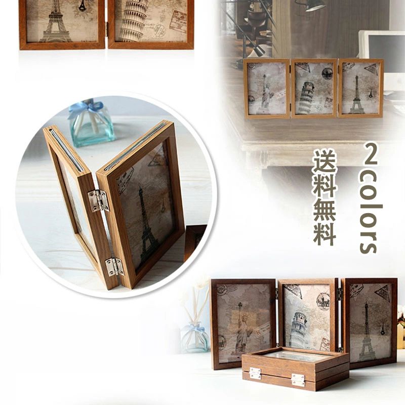フォトフレーム 横長 パーテーション 写真立て 大きい 折り畳み 金属 立体的 プレゼント 記念品 退職 転勤 引退 引越し 新築 お祝い 開店 雑貨 アクセサリー 大人気 おしゃれ 送料無料