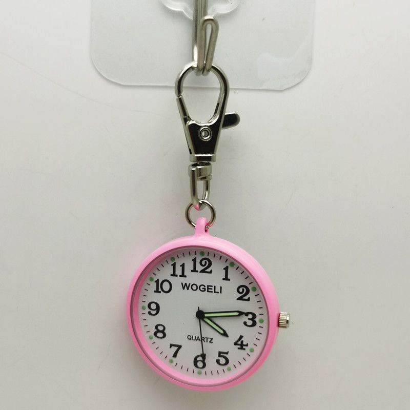 キーホルダー 文字盤 シンプル バッグ 時計 ポケット リュック ペンダントスチューデントウォ 保育士 懐中時計 看護師 ナスカン