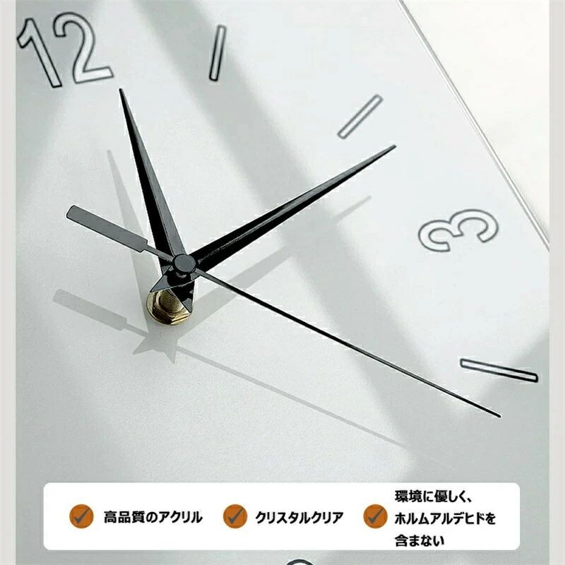 角時計 グレー クリームホワイト デジタル時計 西海岸スタイル 温度/湿度表示搭載 デコレーション 真っ 振り子時計 リビング ファッショ 明るい 壁掛け センサースイッチグロー 多機能 両面時計 デジタルコーナー壁掛け時計 ホーム クリエイティブ [2]