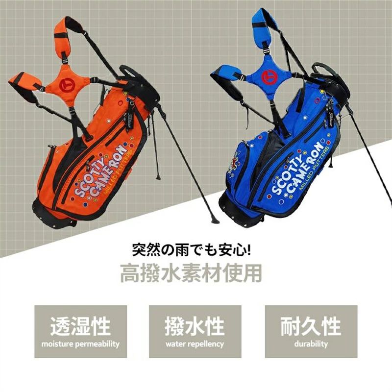 5分割 防水 セルフスタンド ユニセックス ゴルフ 送料無料 47インチ対応 撥水加工 ...
