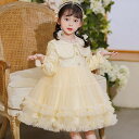 ガールズ 子ども 冬 ゴスロリロリータ メイド服 キッズ 少女 秋 ワンピース 萌え萌え 子供服 春 ベビー 可愛い ドレス 女の子